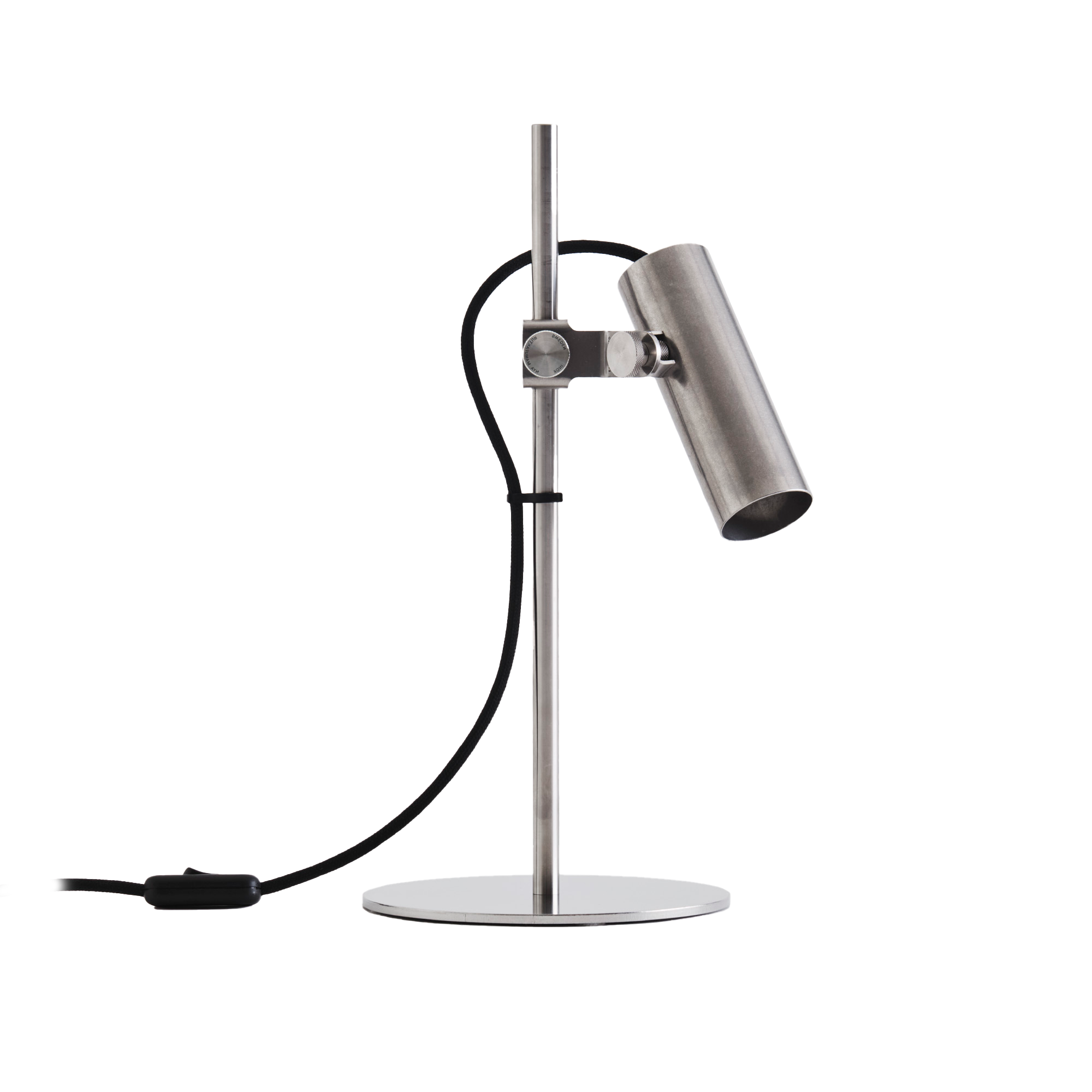 Nya Manufaktur - Atlas bordslampa - Bordslampor - Mats Theselius - Silver - Metall
