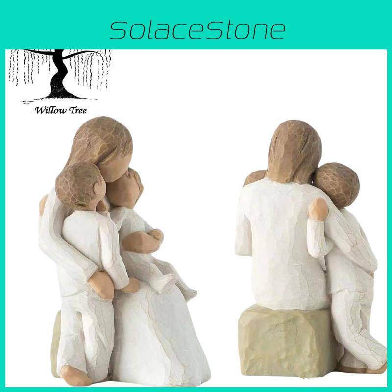 Willow Tree Tyst Figur Mamma Håller Baby Prydnader Hem Skrivbord Gåva 13cm