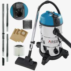 Arebos® industristøvsuger 1300W - Støvsuger 30l, våd/tør, askestøvsuger med og uden pose