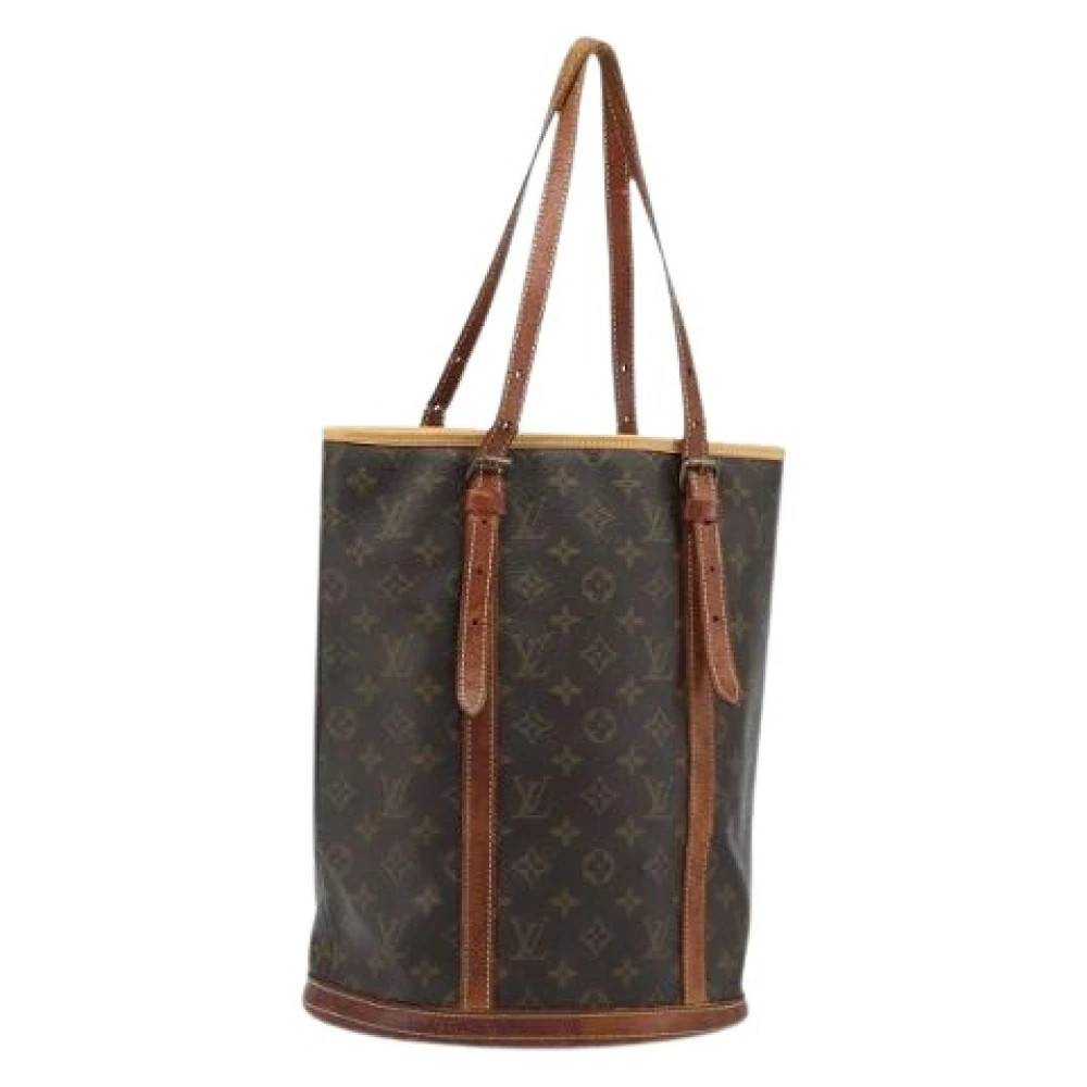 Louis Vuitton Vintage Pre-owned Monogram Bucket GM - Vintage - Dame - Brun - ONE SIZE - Uld