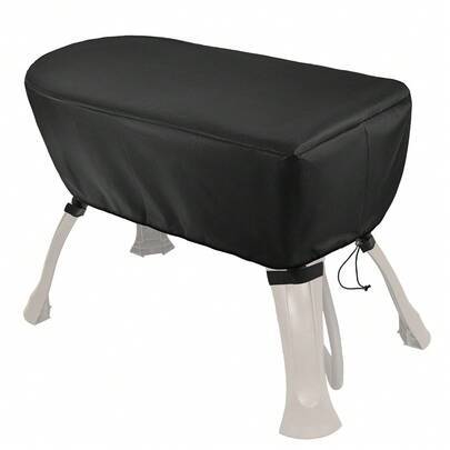 Hopfällbart badskydd för husdjur - Vattentätt skydd för badkar eller handfat (118x56x38cm) - Svart