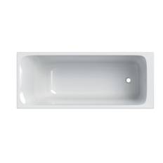 Geberit Tawa Rechteck-Badewanne Duo, schmaler Rand, 180x80cm, weiß