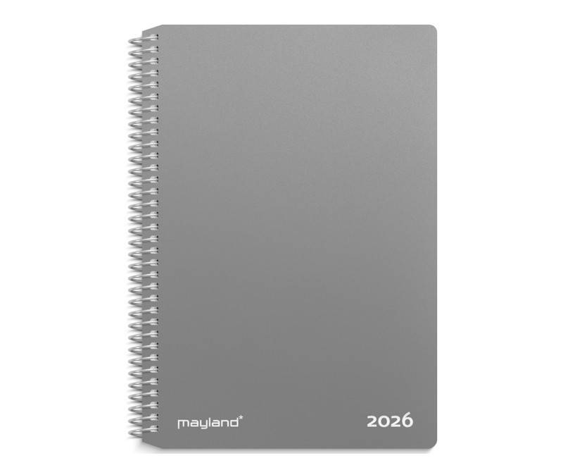 Ugekalender tværformat | 2026 | Grå |