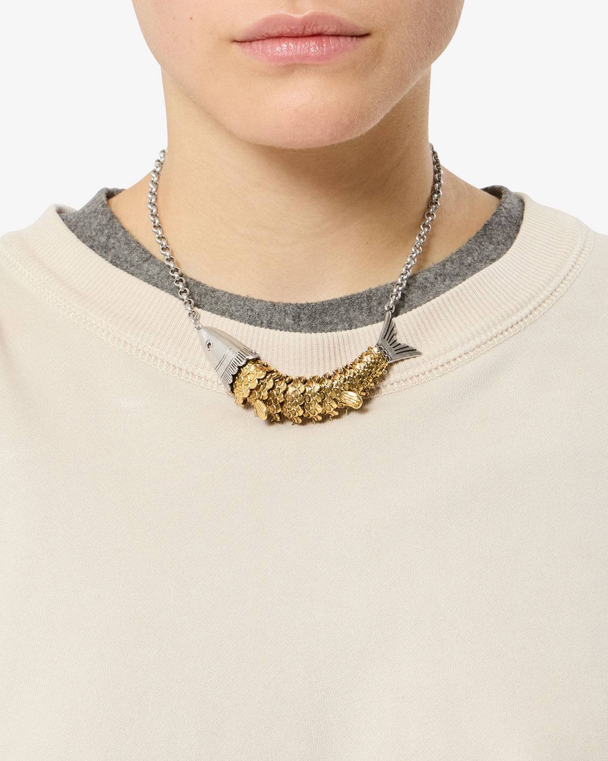 River Choker - Mujer - Silver-gold - Isabel Marant