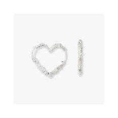 Camille Brinch, Heart Crush Hoops i sterlingsølv