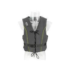 Besto, Svømmevest Dinghy Zipper, Sort/Gul, 50N, M, 50-60kg