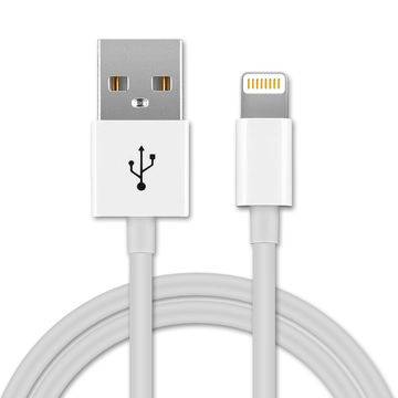 USB-kabel / datakabel för Apple TV Siri Remote / Logitech Crayon fjärrstyrning, radiostyrning, fjärrkontroll mm - 1m 1A USB-sladd Datakabel vit