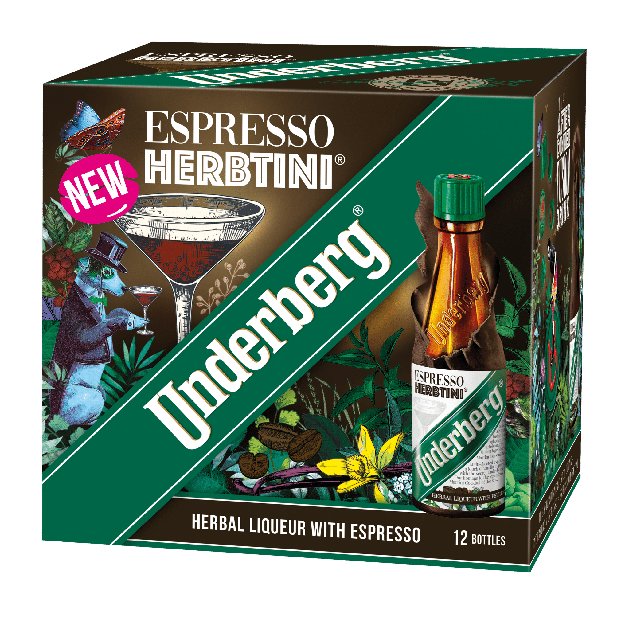 Underberg Espresso Herbtini Bitter (12x2cl/pk)