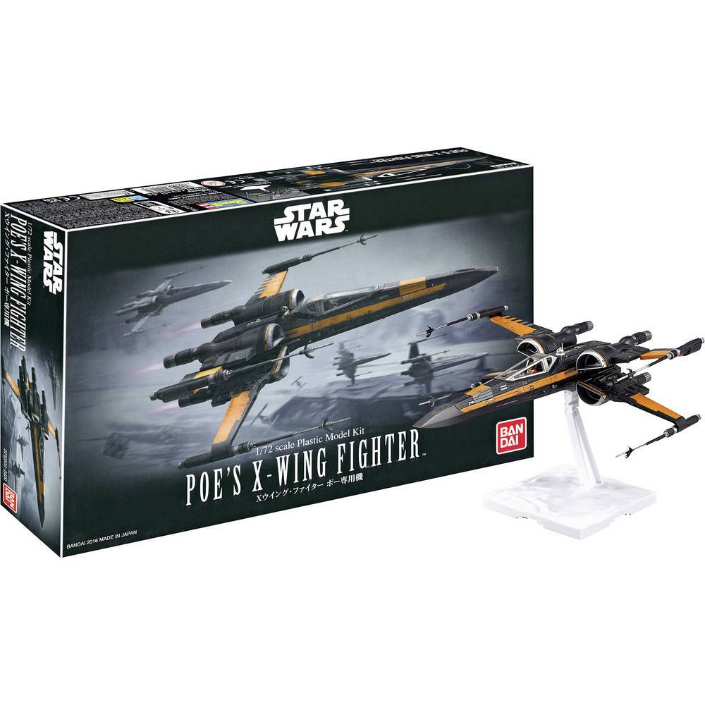 Revell 01216 BANDAI Poes X-Wing Fighter Byggsats 1:72