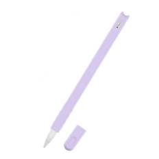 Apple Pencil 2 tegneserie silikone etui - lyselilla