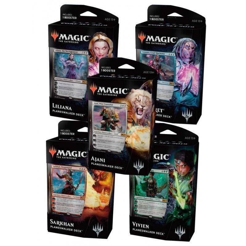 MTG - Core Set 2019 1 Planeswalker Deck at random - English