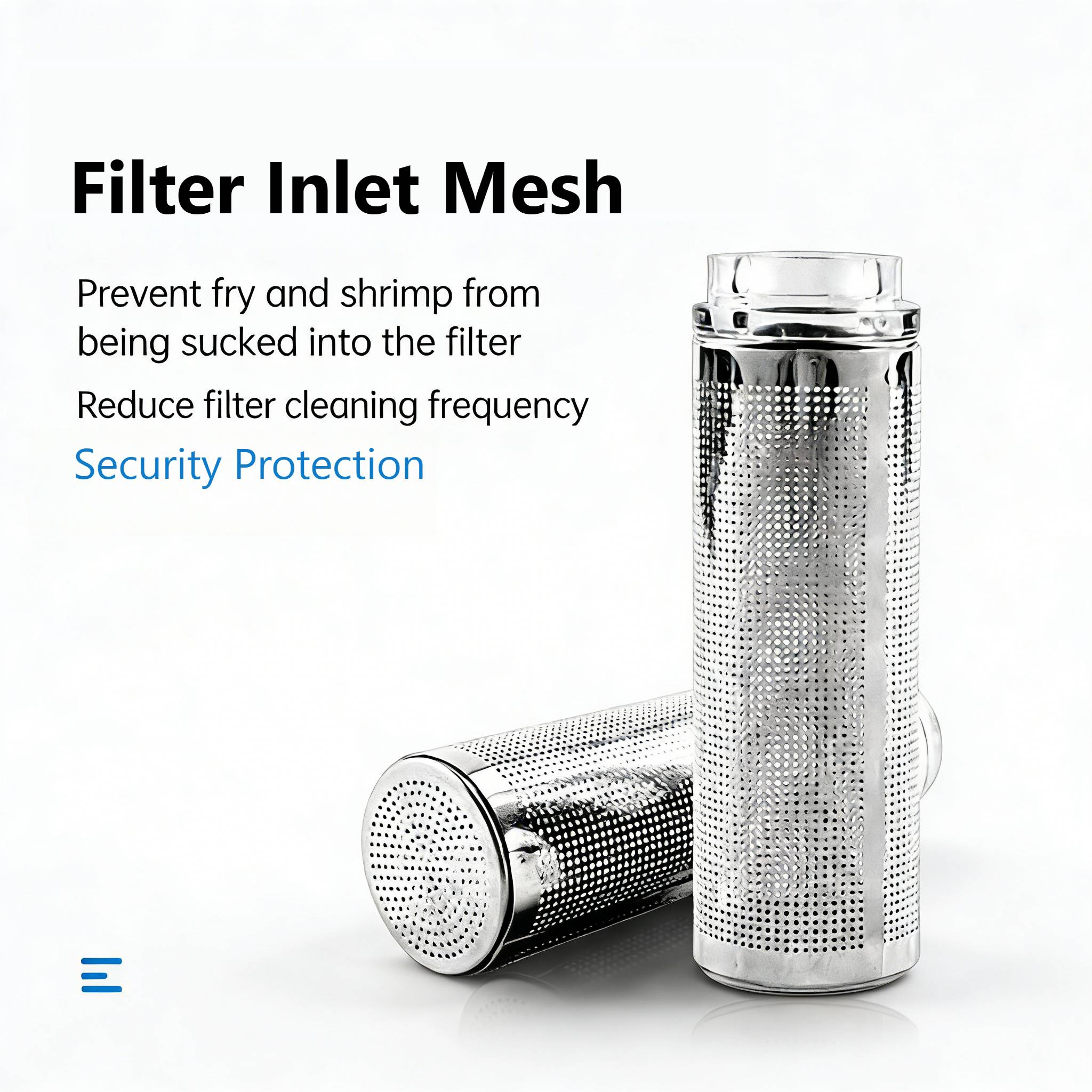 Stainless Steel Shrimp Tank Filter Inlet Protector Mesh - Aquarium Anti-Suction Net Sleeve Accessories