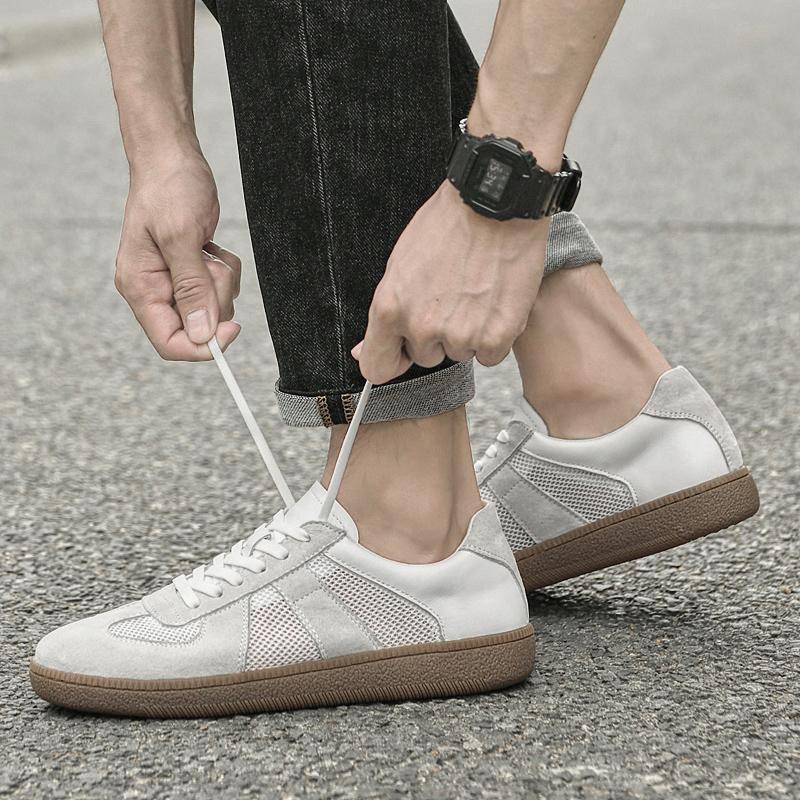 ModeMan Allmatch Vardagsskor Andningsbara Herrvulkaniserade Skor Nya Herr Bekväma Sneakers Herr Lättvikt Tenis Märke Flats cm