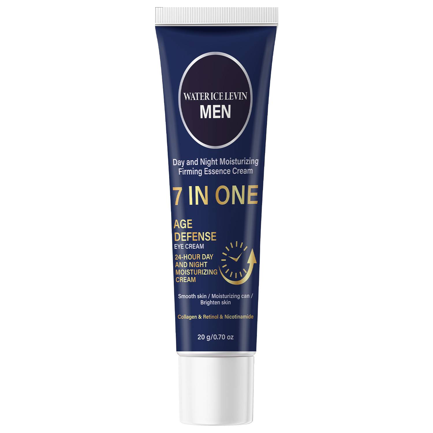 TEMU 7-in-1 24-hour Day And Night Moisturizing Eye Cream, Designed For Men, Contains Collagen, Retinol, And Niacinamide, Firming, Hydrating, Brightening, Multifunctional, Suitable For Types