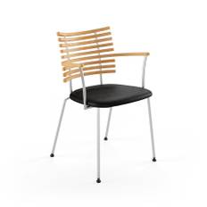 Tiger GM4106 Armstol - Rustfrit stål stel/Olieret eg/Select 516