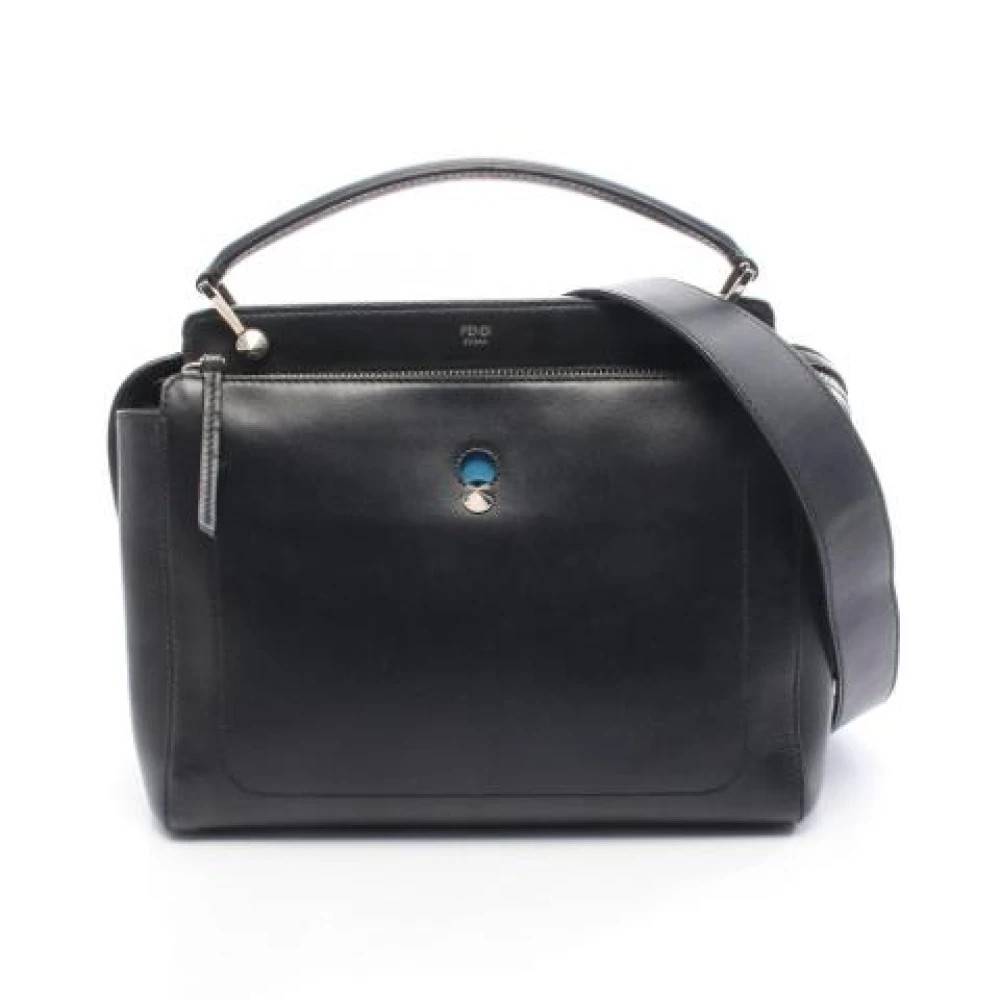 Fendi Vintage Pre-owned Læder Håndtaske - Vintage - Dame - Sort - ONE SIZE - Læder