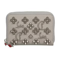 Christian Louboutin, Accessoarer, Dam, ONE Size, Läder, Panettone Plånbok - beige (ONE SIZE)