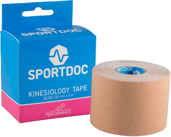 Sportdoc Kinesiology Tape Beige Tennistillbehör Beige - One Size
