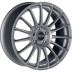 OZ Superturismo lm matt race silver black lettering
