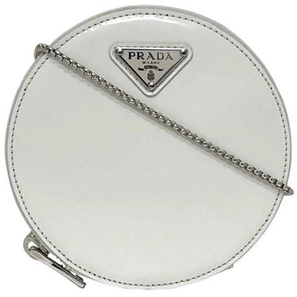 Prada Vintage Pre-owned Læder Mini Taske - Vintage - Dame - Hvid - ONE SIZE - Læder