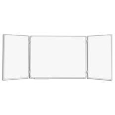 Whiteboard med 2 låger - 120x90 cm (240x90 cm)