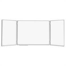 Whiteboard med 2 låger - 120x90 cm (240x90 cm)