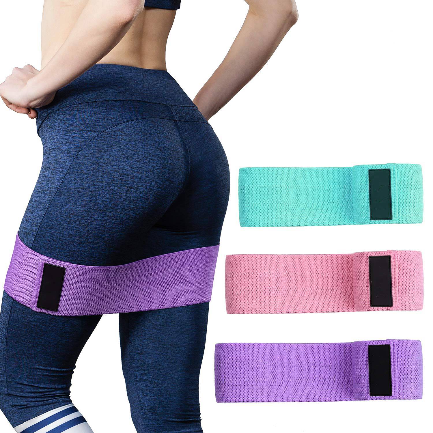 BOBOSKY Customized Leg Resistant Bands To Sell Wholesale Fitness Elastic Gym Yoga Exercise Workout Resistant Band