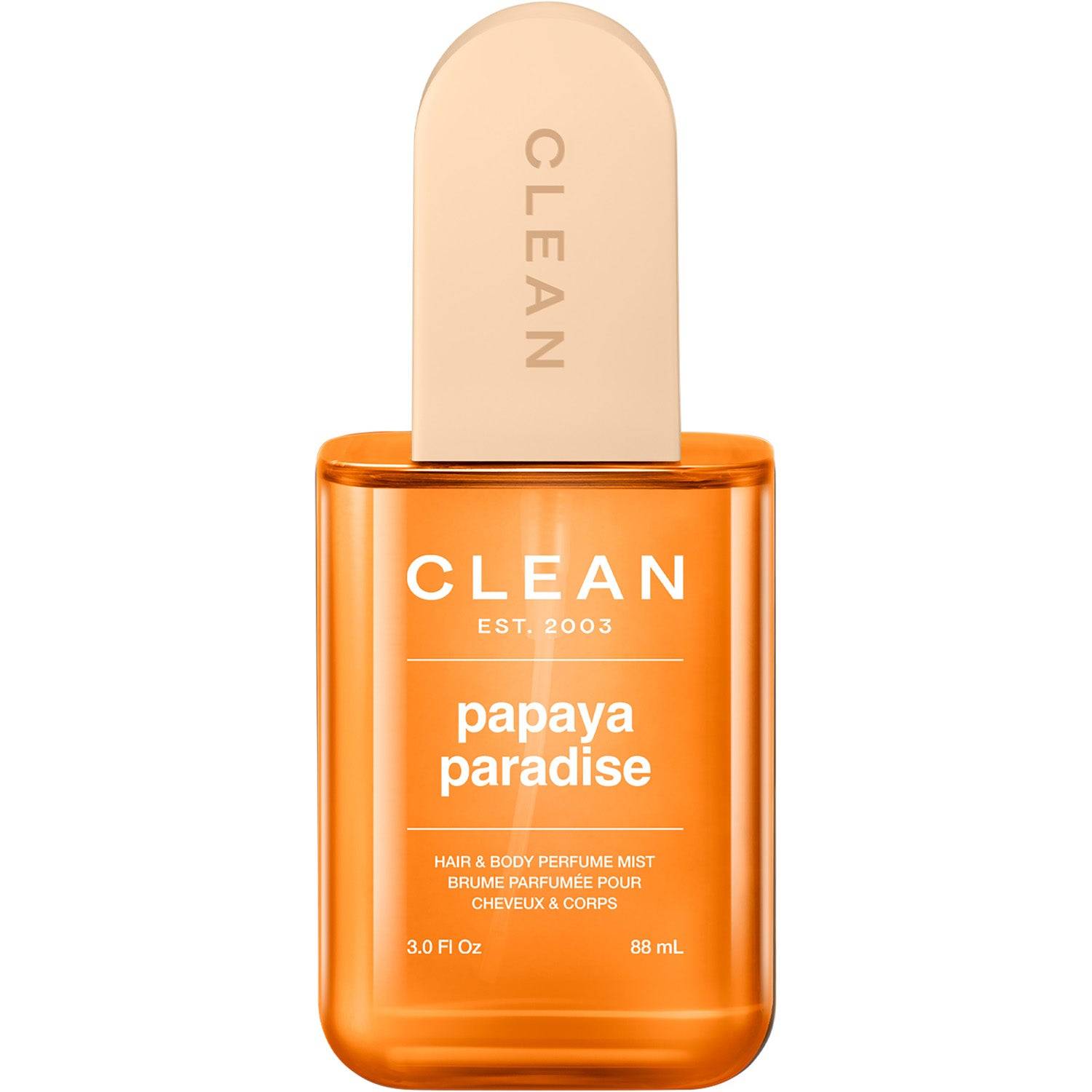 88ml, Clean Papaya Paradise Hair & Body Perfume Mist 88 ml