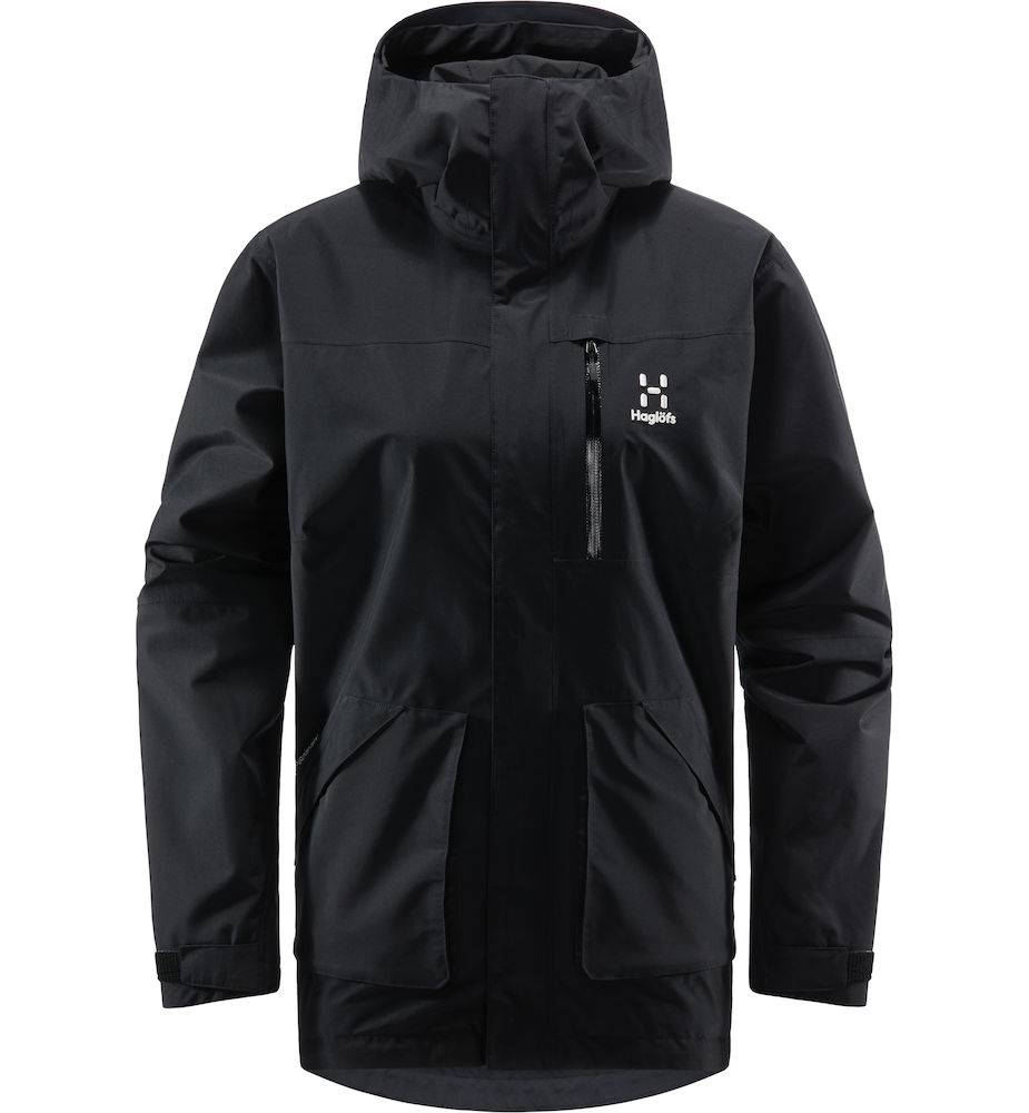 Haglöfs Vide Gtx Jacket Women True Black Xxl