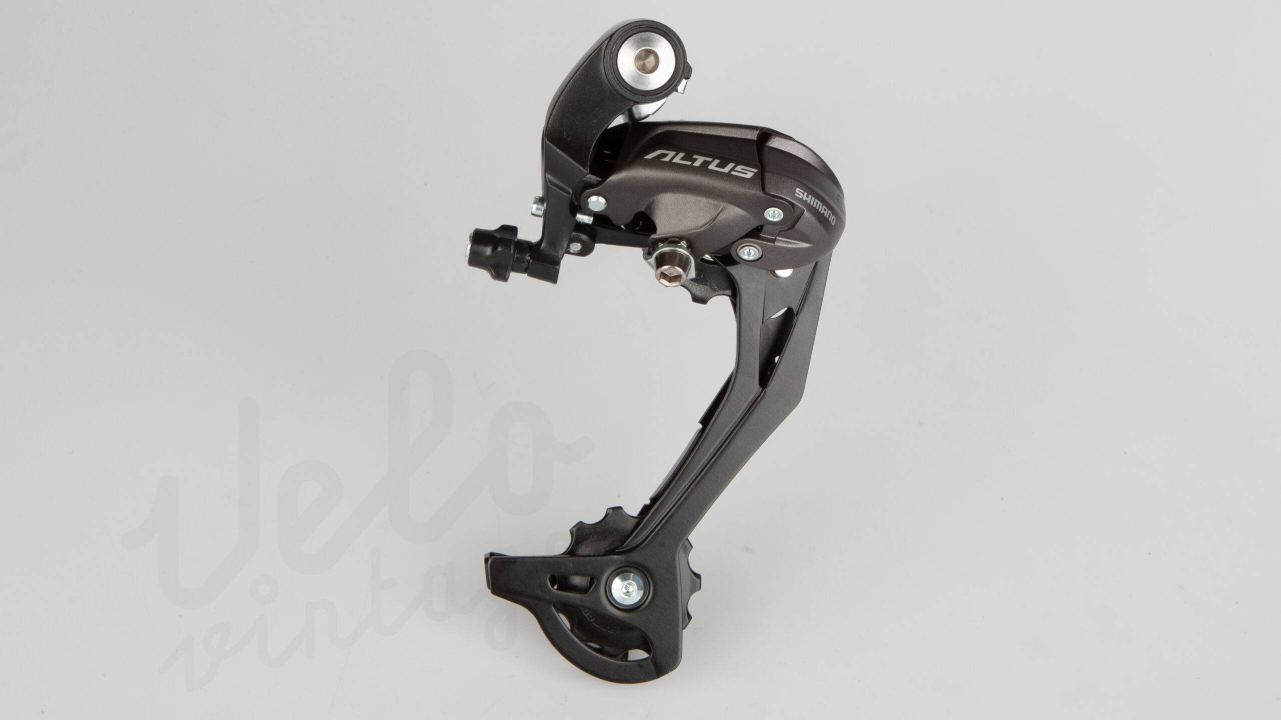 Shimano Altus RD-M370 SGS | MTB Bagskifter (lang Arm) | 9 Speed | Sort