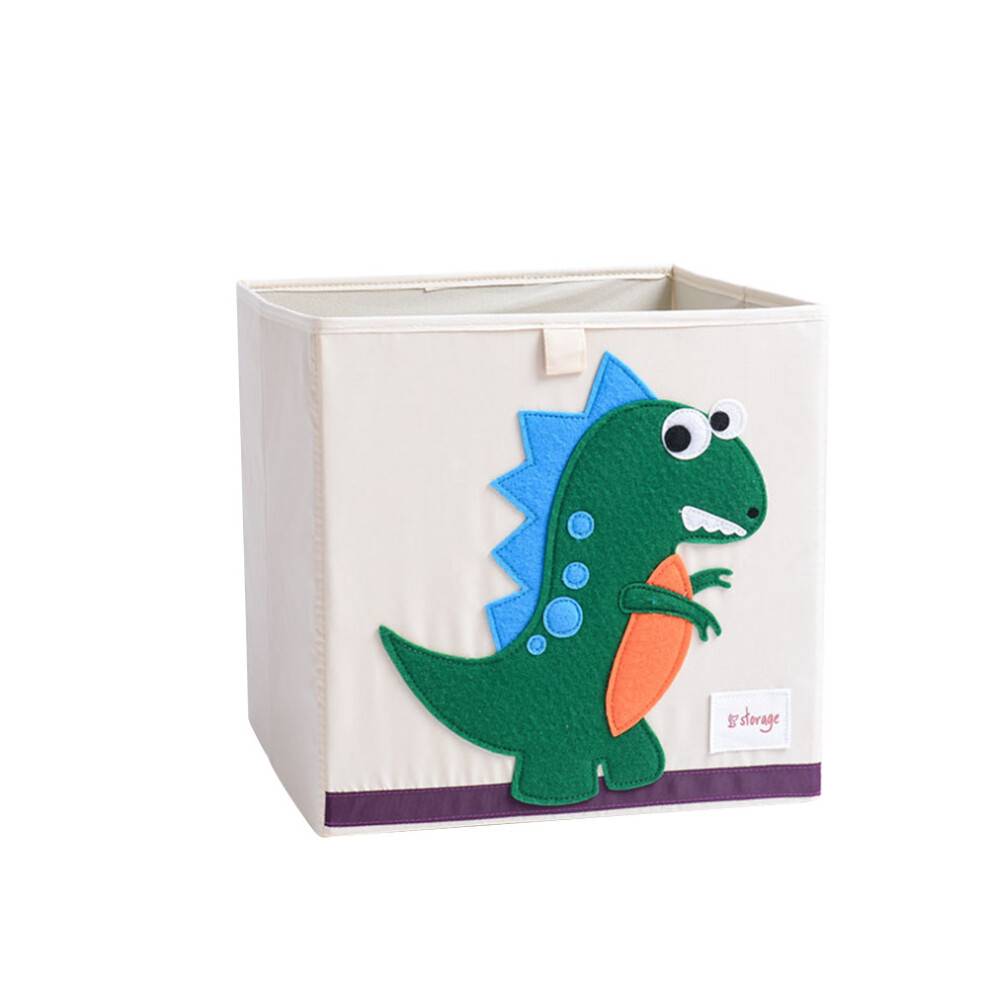 3St Förvaringslåda Barn Leksak Kub 33X33X33Cm Tvättbar Dinosaurie