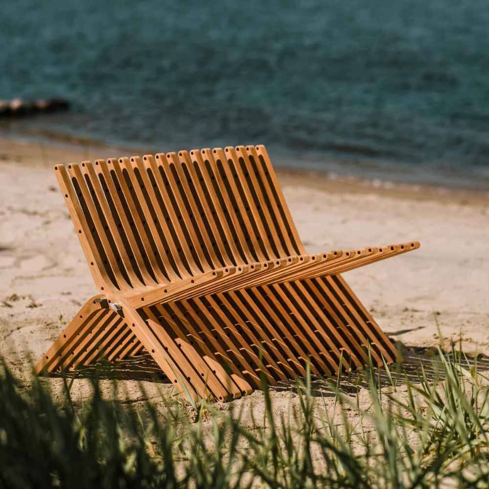 Boomerang Havebænk i Teak