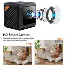 1080P WiFi Dold Kamera, Trådlös Säkerhetskamera för Inomhus Hemmakontor, Nanny Cam, Mini Husdjurskamera Med Långvarigt Batteri, Videoövervakning Med R - Multifärgad (W02)