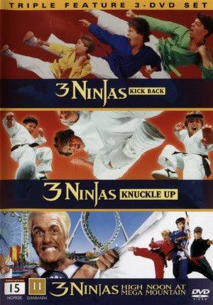 DVDBOX - 3 Ninjas Kick Back 1-3 - Box (Beg)