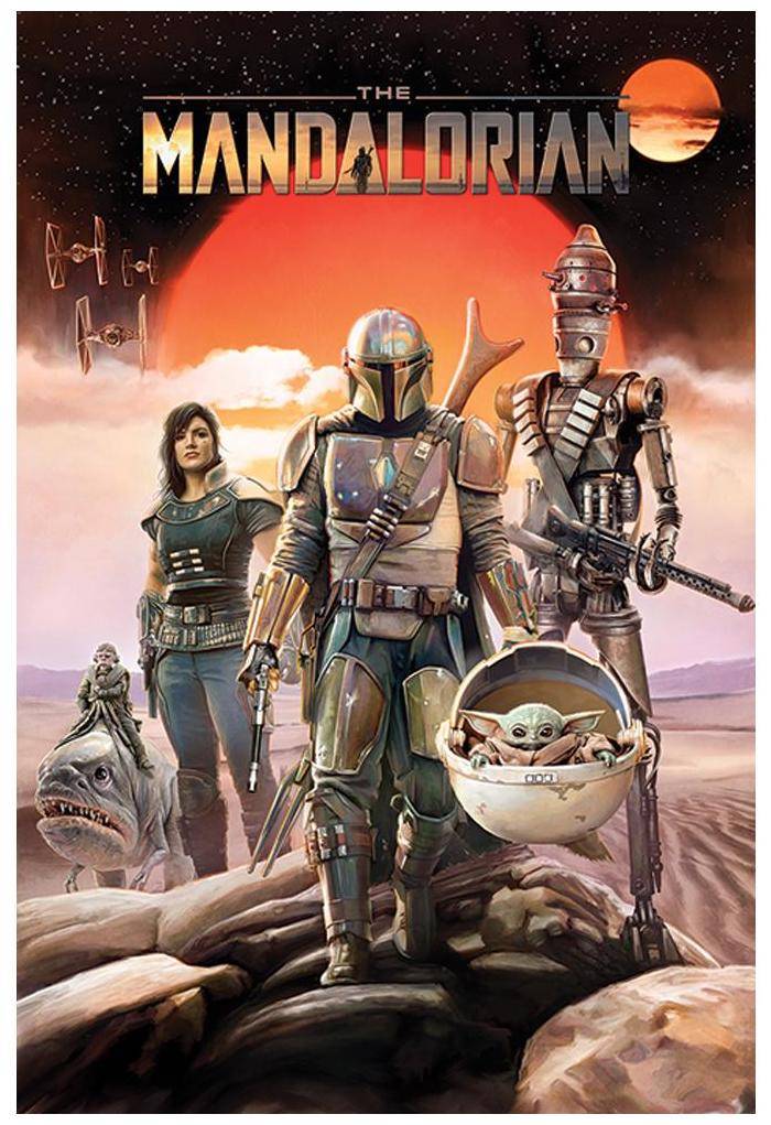 Star Wars The Mandalorian Affisch Group 89
