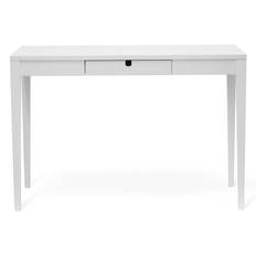 Klinte 110 cm med låda Vitlack - Skrivbord