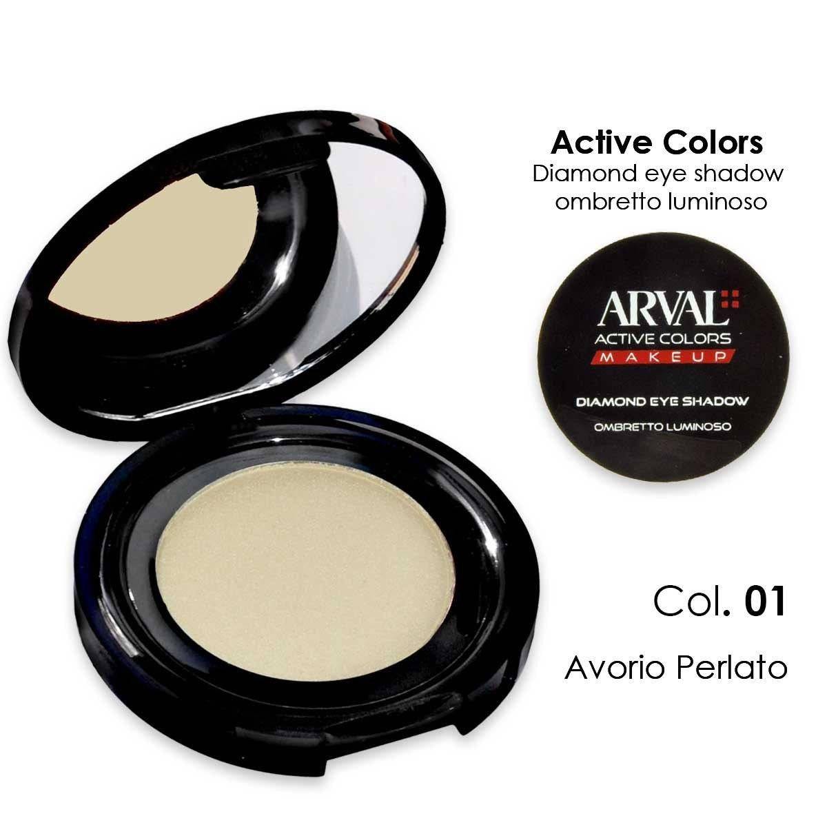 Arval Diamond Eye Shadow 01 Avorio Perlato — Ombretto