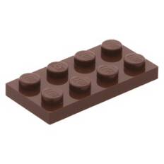 LEGOÂ® - Platten - 3020-11 - 2x4 - Platte - Braun