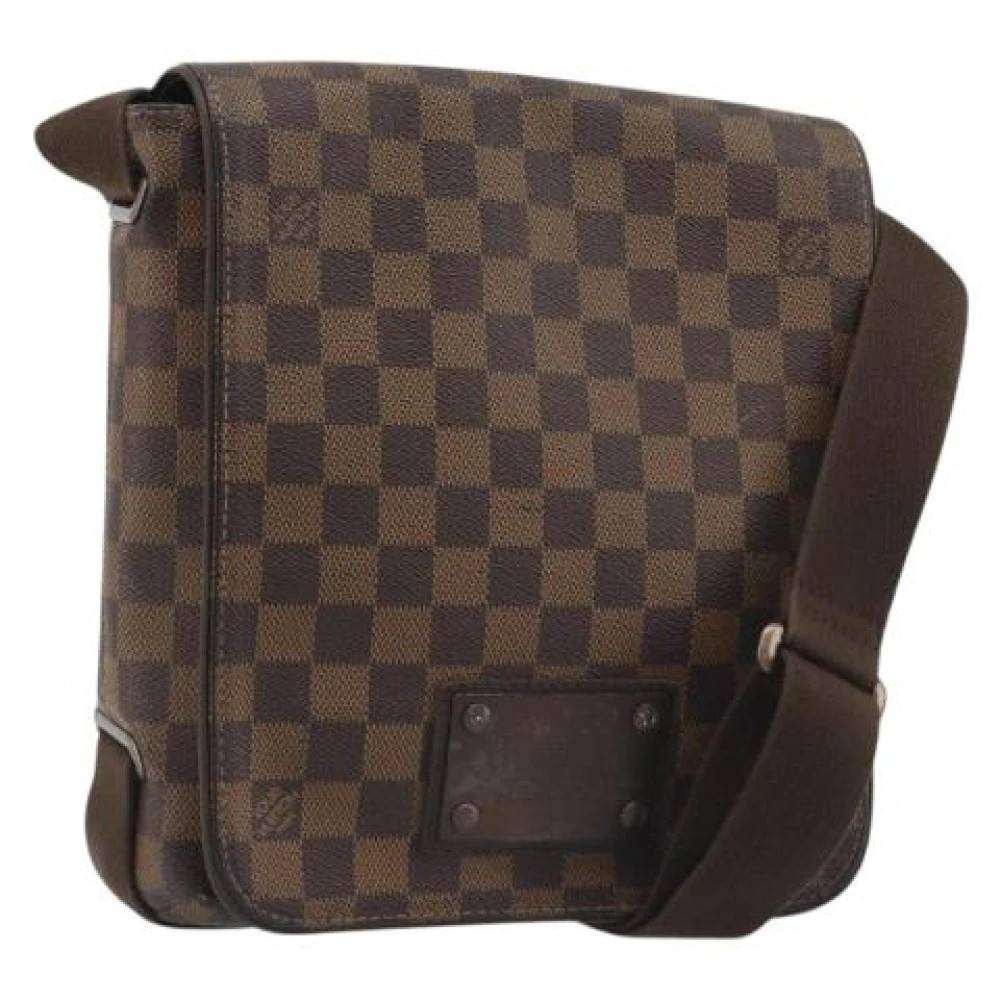 Louis Vuitton Vintage Pre-owned Damier Ebene Skuldertaske - Vintage - Dame - Brun - ONE SIZE - Uld