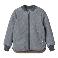 Wheat Termojakke m. Fleece - Benni - Ink Stripe - Wheat - 4 år (104) - Termotøj