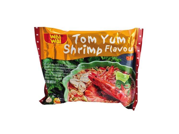 WaiWai Instant Noodles Shrimp 60 g. - Instant nudler & kopnudler