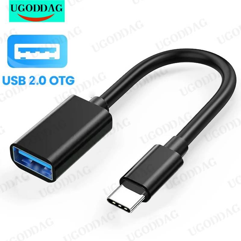Type C to USB Adapter OTG Cable Type C Male to USB 2.0 Female Cable Adapter for MacBook Pro Samsung Type-C Adapter for Xiaomi