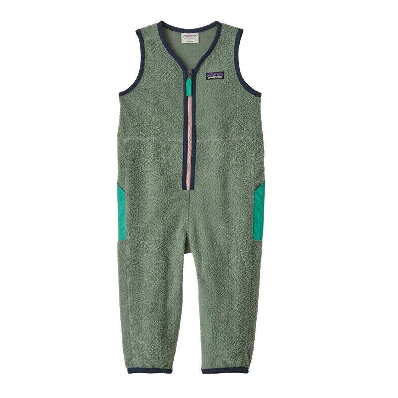 Patagonia Baby Shearling Overalls - Overall - Børn Cover Green 2 år