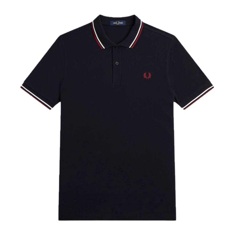 Fred Perry - Twin Tipped Pikétröja Toppar - Herr - L - Bomull