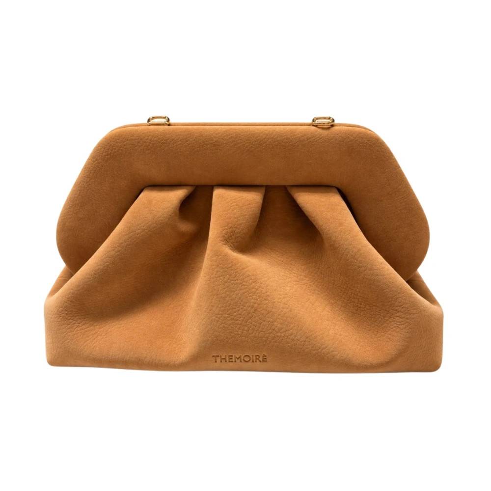 THEMOIRè Medium Bios Clutch - Tasker - Dame - Beige - ONE SIZE - Uld