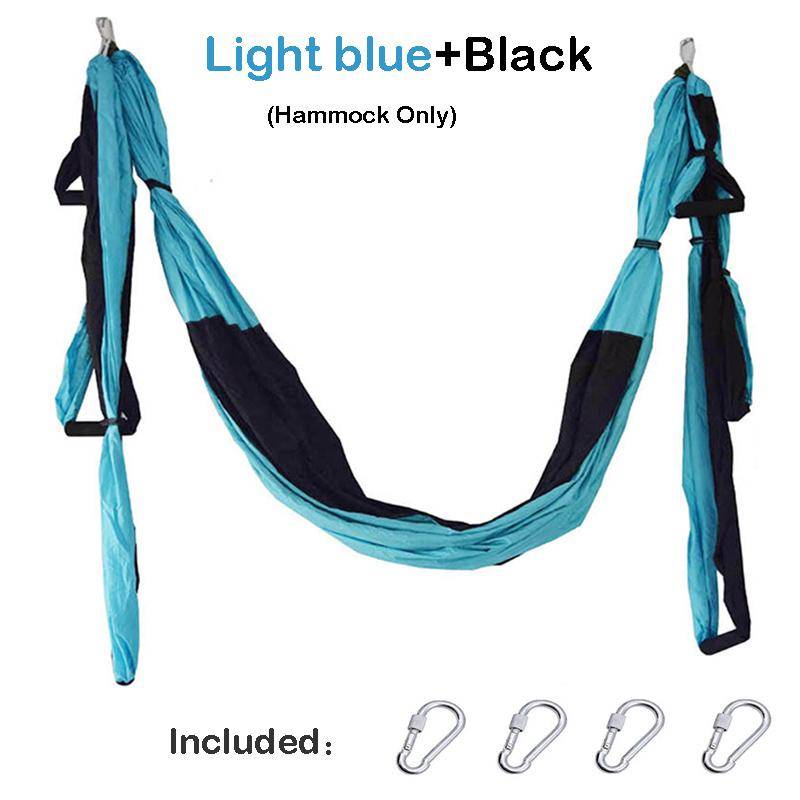 Aerial Yoga Hängmatta Set Anti-gravitations Pilates Yoga Hängmatta Gym Rem Flygande Gunga Aerial Traktionsanordning Hem Fitnessutrustningt