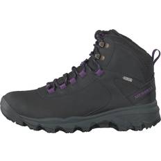 Vego Mid Leather North Wp Ice+ Black/gloxinia, Female, Skor, vandringsskor, vandringskängor, Svart, EU 40,5 (EU 40,5)