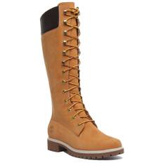 Timberland Tall 14 Inch Lace Up Boots In Wheat For Women - 3.5 UK - 36 EU - 5.5 US / Wheat