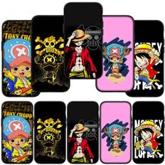 for Samsung Galaxy S24 S23 iPhone 16 15 14 Xiaomi Redmi Note 13 12 11 10Plus 9 Pro Max X XR Phone Case One Piece Luffy Tony Tony Chopper OPPO Huawei