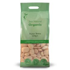 Just Natural Organic Butter Beans, 500gr